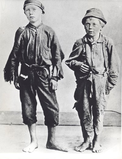 Árabes callejeros de la ciudad de Nueva York, c.1900 de Jacob August Riis
