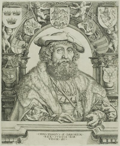 Rey Cristián II de Dinamarca de Jacob Binck