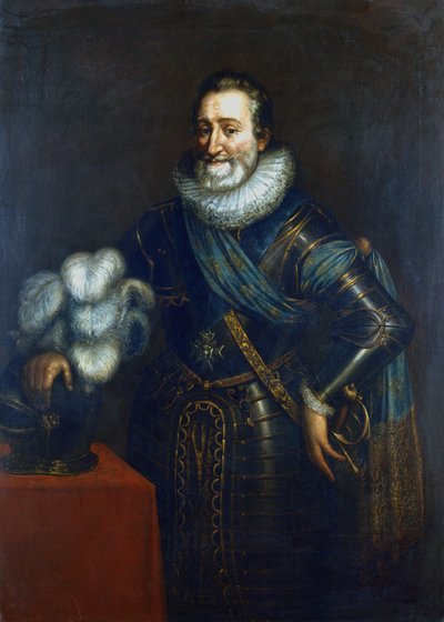 Enrique IV, primer rey Borbón de Francia, c. 1589-1610 de Jacob Bunel