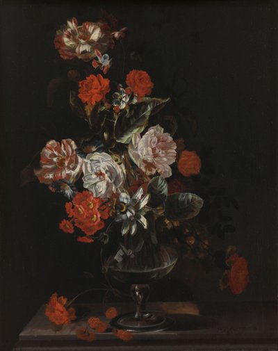 Naturaleza muerta con flores de Jacob Campo Weyerman