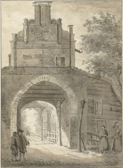 Edammerpoort en Purmerend de Jacob  Cats