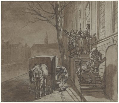 Los amigos salen de la casa de Haazel de Jacob  Cats