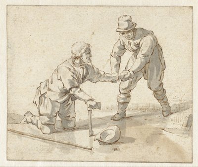 Dos hombres en el hielo de Jacob  Cats