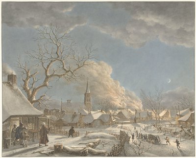 Invierno, noche y fuego
Las cuatro estaciones, las horas del día y los elementos (título de la serie) de Jacob  Cats