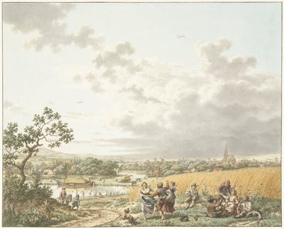 Verano, mediodía y cielo
Las cuatro estaciones, las horas del día y los elementos (título de la serie) de Jacob  Cats