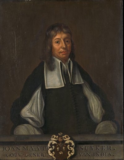 Retrato de Joan Maetsuyker, Gobernador General de las Indias Orientales Holandesas de Jacob Coeman (copy after)