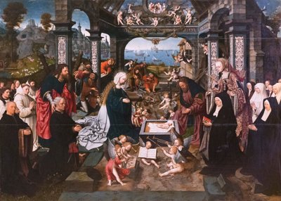 Adoración del Niño de Jacob Cornelisz van Oostsanen