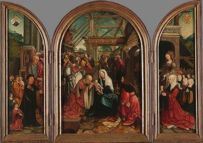 Adoración de los Reyes de Jacob Cornelisz van Oostsanen