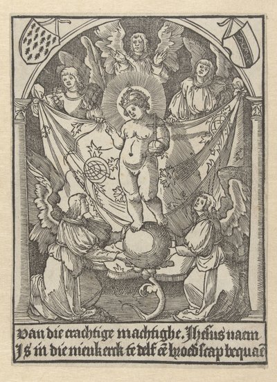 Impresión de oración por la hermandad de Jesús de Jacob Cornelisz van Oostsanen