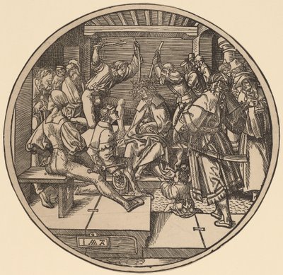 Cristo coronado de espinas de Jacob Cornelisz van Oostsanen