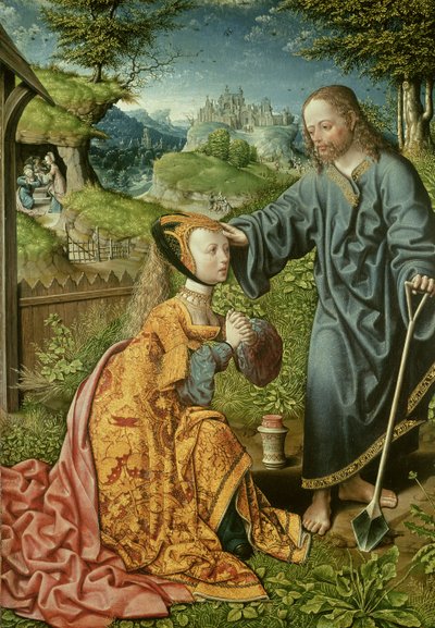 Cristo como jardinero, 1508 de Jacob Cornelisz van Oostsanen