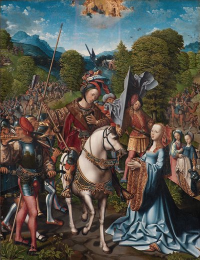 David y Abigail de Jacob Cornelisz van Oostsanen