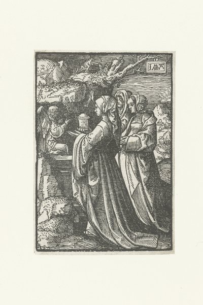 Las Tres Marías en la Tumba Vacía La pequeña pasión (título de la serie) de Jacob Cornelisz van Oostsanen