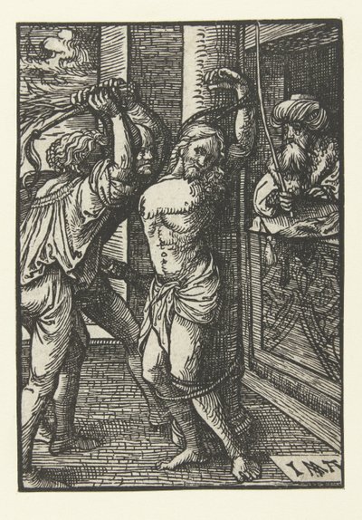 Azote de Cristo La pequeña pasión (título de la serie) de Jacob Cornelisz van Oostsanen