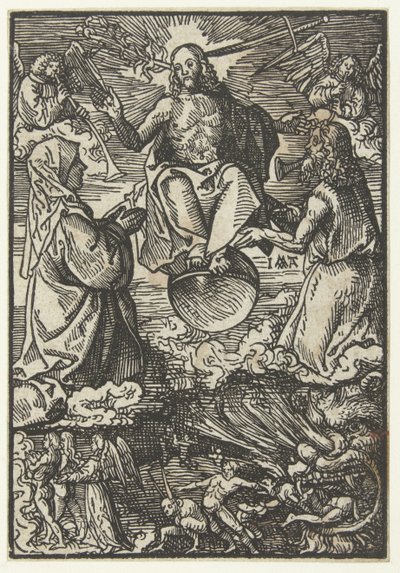 el juicio final La pequeña pasión (título de la serie) de Jacob Cornelisz van Oostsanen