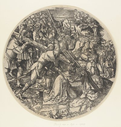 llevando la cruz The Round Passion (título de la serie) de Jacob Cornelisz van Oostsanen