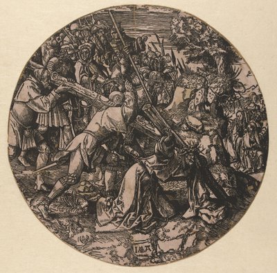 llevando la cruz The Round Passion (título de la serie) de Jacob Cornelisz van Oostsanen
