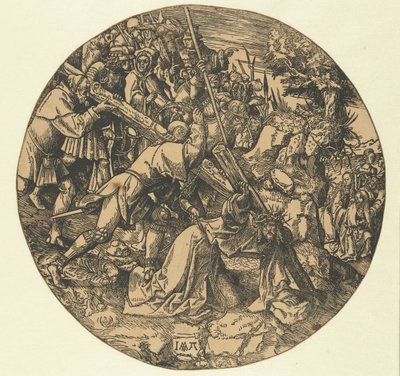 Crucifixión
La Pasión Redonda (título de la serie) de Jacob Cornelisz van Oostsanen