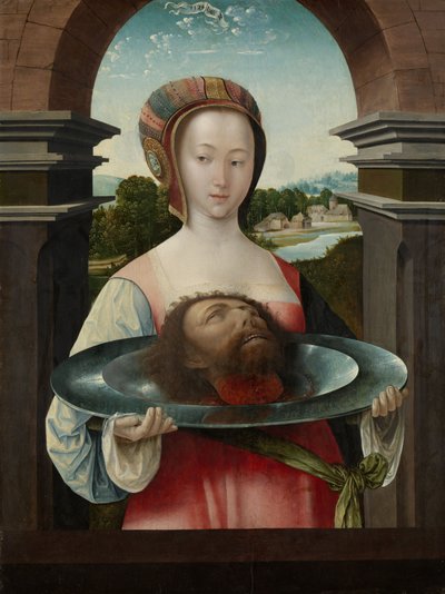 Salomé con la cabeza de Juan el Bautista, 1524 de Jacob Cornelisz van Oostsanen