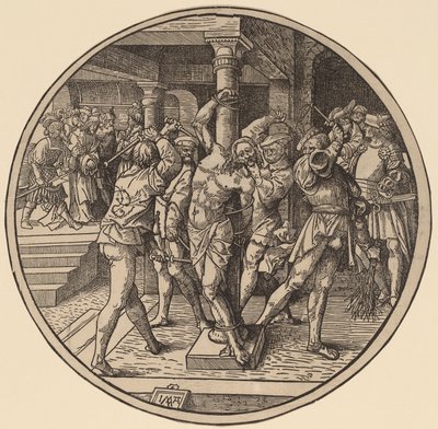 La Flagelación de Cristo y Cristo Ante Pilato de Jacob Cornelisz van Oostsanen
