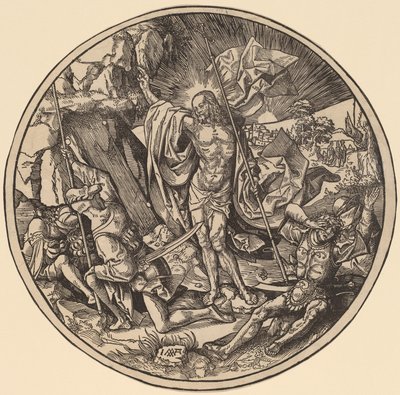 La resurrección y las santas mujeres en camino al sepulcro de Cristo de Jacob Cornelisz van Oostsanen