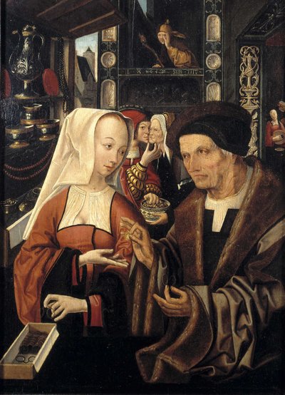 El vendedor de gafas de Jacob Cornelisz van Oostsanen