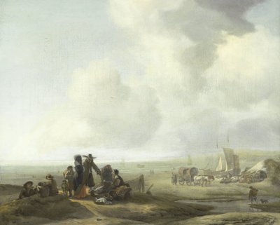 Vista en la playa de Jacob Esselens