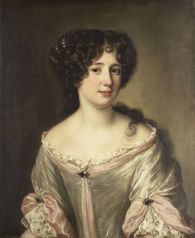 Holandés: Retrato de la duquesa Maria Mancini Colonna (1646-1699) Retrato de Maria Mancini Colonna (1639-1715) de Jacob Ferdinand Voet