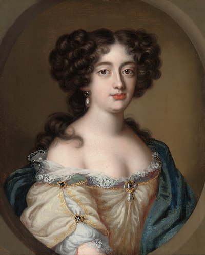 Retrato de una dama tradicionalmente identificada como Ortensia Mancini de Jacob Ferdinand Voet