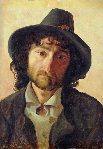 Cabeza de un hombre, 1841 de Jacob Gensler
