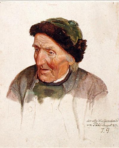 El viejo armero de Pahl, 1829 de Jacob Gensler