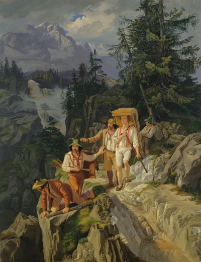 Contrabandistas tiroleses, 1831 de Jacob Gensler