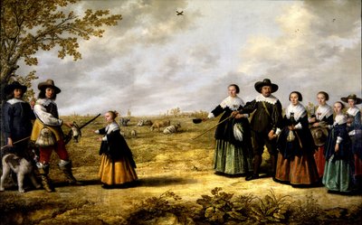 Retrato de una familia en un paisaje de Jacob Gerritsz Cuyp