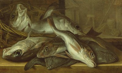 Una naturaleza muerta de peces de Jacob Gillig
