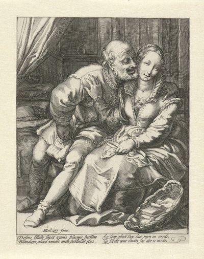 Rechazo de un anciano de Jacob Goltzius (II)