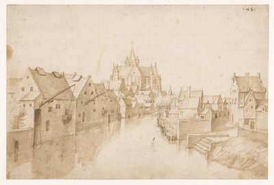 La iglesia de Nuestra Señora sobre el Thyle, en Malinas de Jacob Grimmer (possibly)