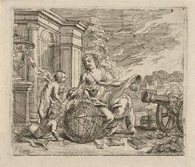 Alegoría de la geometría de Jacob Herreyns (I)