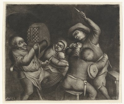 hombres luchadores de Jacob Hoolaart