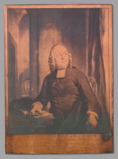 Retrato de Nicolás de Tetterode de Jacob Houbraken (signed by artist)