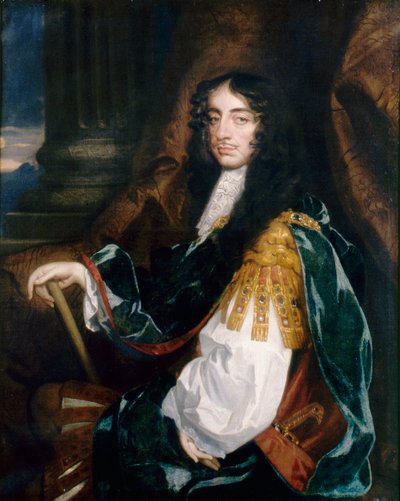 Retrato de Carlos II, c.1660 (óleo sobre lienzo) de Jacob Huysmans
