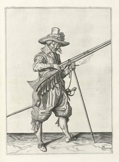 Mosquetero en guardia, c.1600 de Jacob II de Gheyn