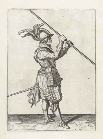 Soldado con lanza, c.1600 de Jacob II de Gheyn