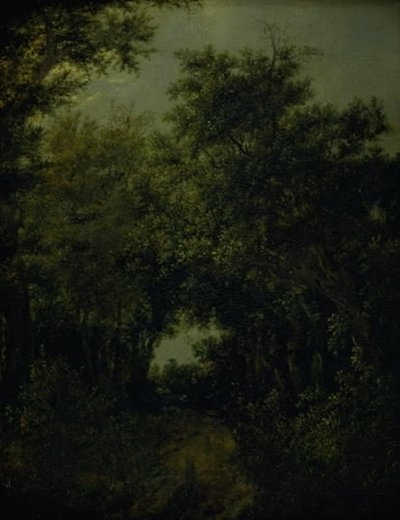 Camino en un bosque de robles de Jacob van Ruisdael