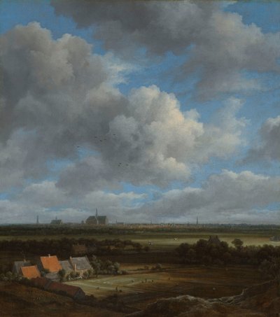 Vista de Haarlem desde el noroeste, con los campos de blanqueo en primer plano
Vista de Haarlem desde el noroeste, con los campos de blanqueo en primer plano de Jacob van Ruisdael
