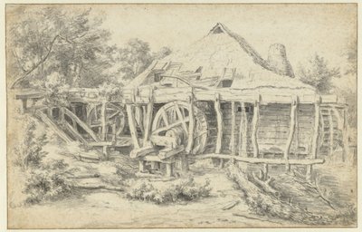 Vista de un molino de agua de Jacob van Ruisdael