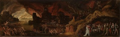 El juicio final y los siete pecados capitales de Jacob Isaacsz. van Swanenburg