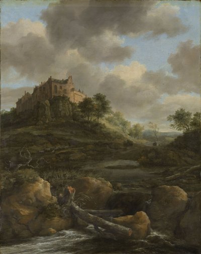 Castillo de Bentheim, 1650-82 de Jacob van Ruisdael