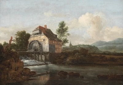 Paisaje con un molino de agua de Jacob van Ruisdael