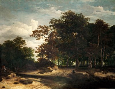 The big foreSt (óleo sobre lienzo) de Jacob Isaaksz. or Isaacksz. van Ruisdael