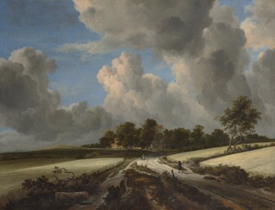 Campos de trigo, c.1670 de Jacob van Ruisdael